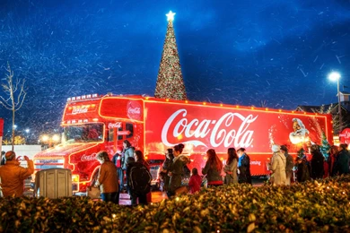 Coca cola christmas truck accused of promoting unhealthy eating