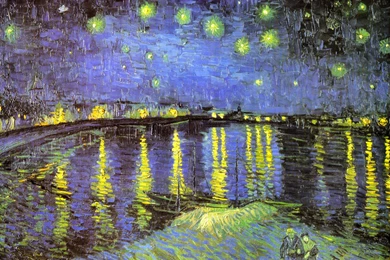 Paintings, Night, Classic, Vincent Van Gogh, Starry Night Over The ...