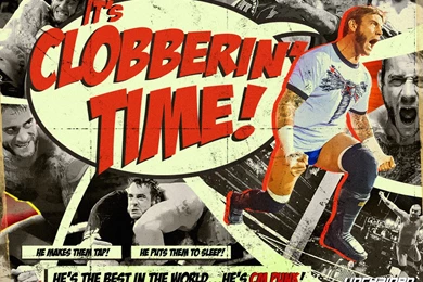 CM Punk   Its Clobberin' Time!   WWE Wallpapers (36463811)   Fanpop