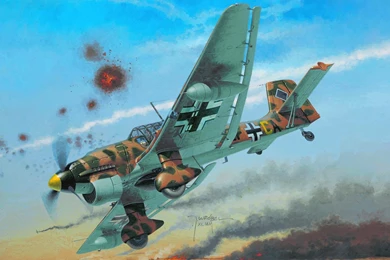 1920x1080 Ju 87, Thing, Stuka, Junkers, The Plane, Junkers, Wrobel ...