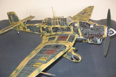 1/24 Scale [Cutaway] JU87B 2 STUKA: Photoreview No.20 Wallpapers ...