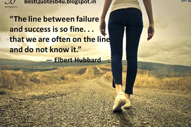 Inspirational Quotes About Success And Failure By Elber Hubbard ...
