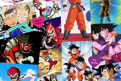 Viewtiful Joe And Goku Collage By ViewtifulAlma On DeviantArt
