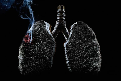 Smoking Digital Art Artwork Lungs Cancer Wallpapers