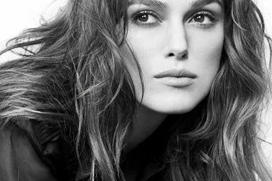 Download Keira Knightley In Black & White HD Wallpapers For iPad ...