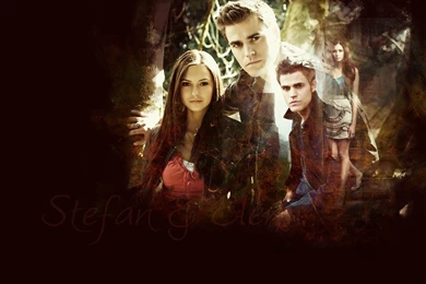 Stefan And Elena   The Vampire Diaries Wallpapers (8095077)   Fanpop