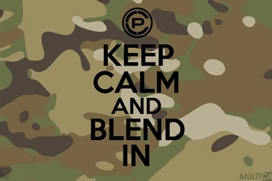 Keep Calm & Blend In Wallpapers
