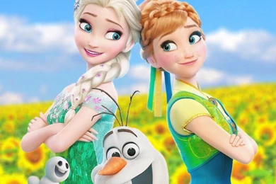 Endy Warhol — I Made Sunflower Backgrounds Frozen Fever Poster.