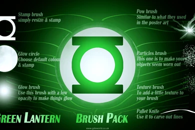 Green Lantern Brush Set By Gdsworld stock On DeviantArt