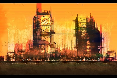 Oil Rig City By CrisisOmega On DeviantArt