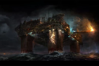 3 Oil Platform HD Wallpapers