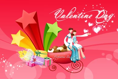 Beautiful Valentine Day Greeting Card Wallpape