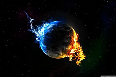 Water Fire Elements HD Desktop Wallpapers : High Definition ...