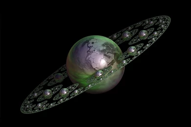 Fractal Planet Mobile Wallpapers 3039