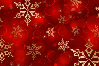 Golden Snowflake Pattern Mobile Wallpapers 3380