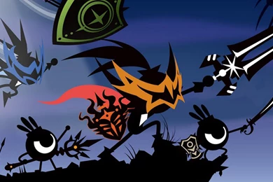 Download Wallpapers 3840x1200 Patapon, Peoples, Aborigines Dual ...