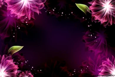 Purple Flower Abstract Wallpapers