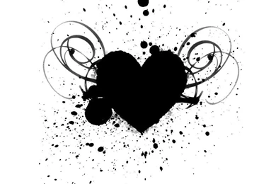 Black And White Heart Wallpapers   Wallpapers Cave