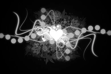 Love Black And White Heart Shaped Universe Widescreen Wallpapers ...