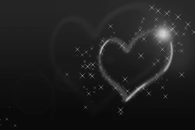 Love Black And White Glittering Heart Wallpaper. Black And White ...