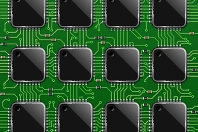 Circuit Board iPhone IOS 4 Wallpapers   Twice The Geeky Coolness ...