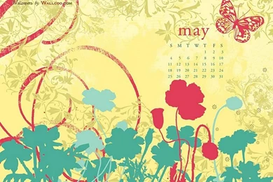 Stylish May 2008 Calendar Wallpapers 4   Wallcoo.net