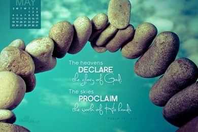 May 2014   Glory Of God Desktop Calendar  Free May Wallpapers