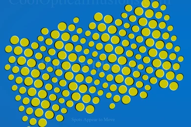 Moving Spots Desktop Backgrounds   Optical Illusion