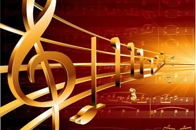 3d Music Note Backround Digital Clip Art Music Key By Vector76 ...