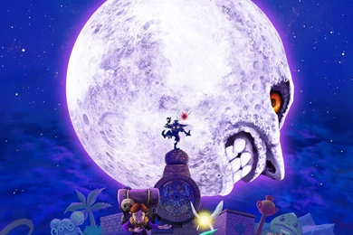 TLoZ Majora's Mask Moon   Bing Images