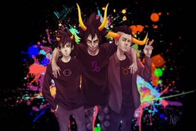 Homestuck: Karkat, Gamzee And Tavros By ProXyOdeaTh On DeviantArt