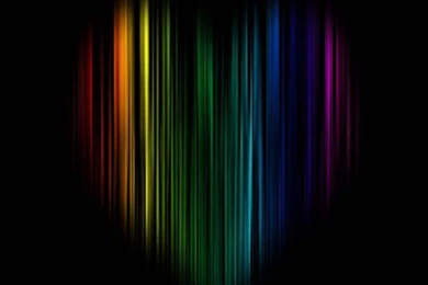 Rainbow Heart   (