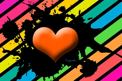 Rainbow Heart By Campanitta On DeviantArt