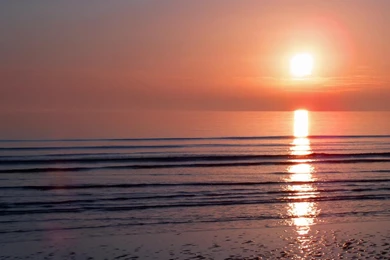 Ocean Waves Sunset Wallpapers First Hd Wallpapers