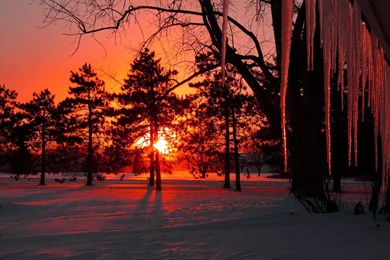 Winter Sunset Wallpapers   Wallpapers Cave