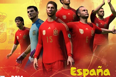 2014 FIFA World Cup Spain Team iPad Wallpapers Download
