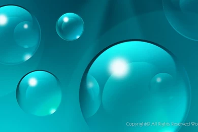 0002vcp   Teal Bubbles