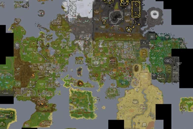Complete Runescape Map Wallpapers   (