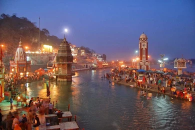Haridwar   Hindu Pilgrim HD Wallpapers For Desktop   HD Wallpapers ...