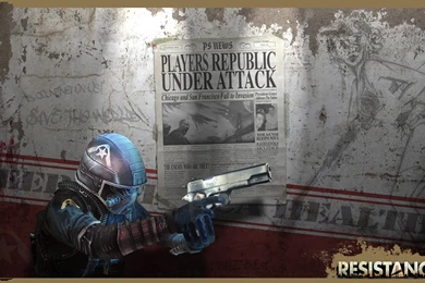 Resistance 2   Players Under Attack Wallpapers