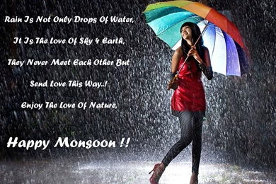 Happy Monsoon Season Quotes HD Wallpapers