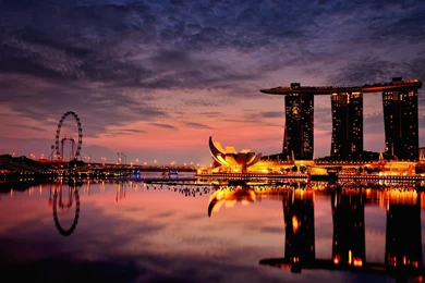 Marina Bay Sands Hotel Singapore Wallpapers   1920x1200   445387