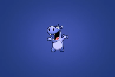 Blue, Hippopotamus, Funny   HD Wallpapers