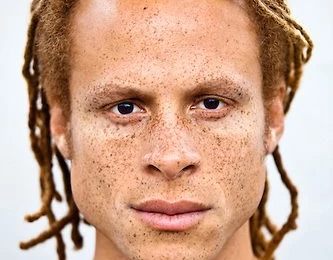 Diallo Close Up Face Shot White Backgrounds