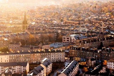 Download Wallpapers 3840x2160 Scotland, Edinburgh, Buildings, View ...