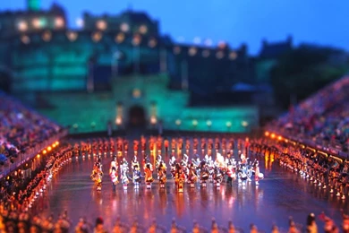 EDINBURGH TATOO TILT SHIFT WALLPAPER (