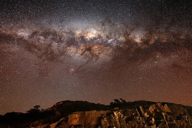 1280x1024 Stars, Rock, Stars, Galaxy, The Milky Way, Milky Way ...