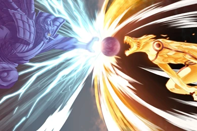 Susano'o Sasuke Vs Kyubi Naruto Naruto Anime Wallpapers   Wallpapers HD