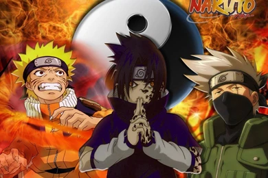 Download Naruto Sasuke Kakashi Free Wallpapers 1024x768