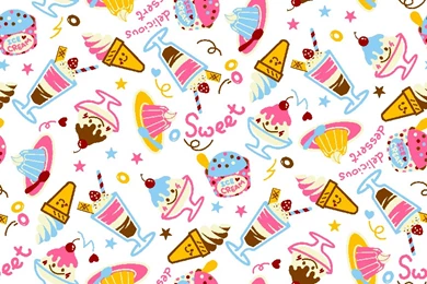 Sweets(Jelly,Pudding,Chocolate Parfait) Background, Wallpapers ...